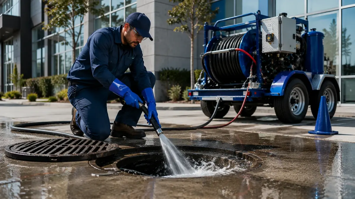 Commercial Hydro Jet Drain Cleaning in Monterey