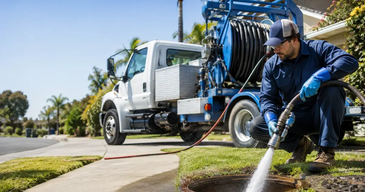 Hydro jet sewer cleaning Monterey