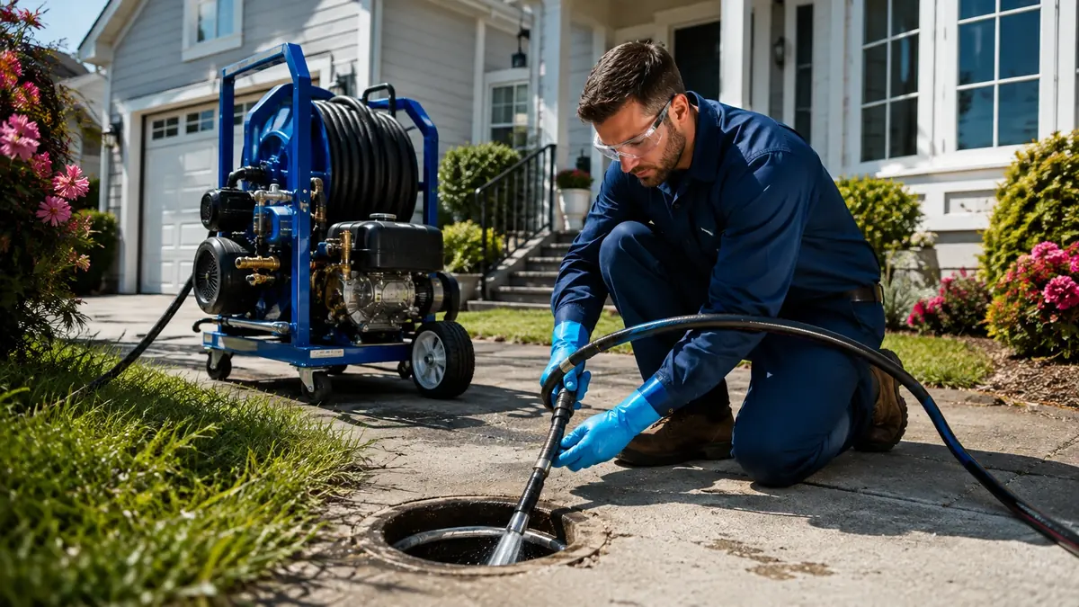 Residential Hydro Jet Drain Cleaning in Monterey